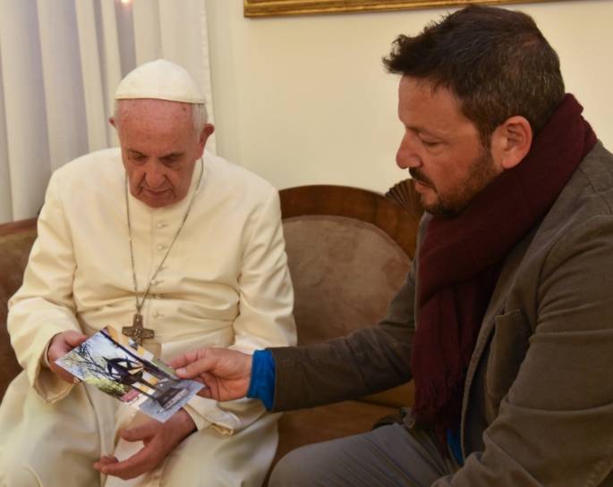 Alejandro Maro y el Papa Francisco