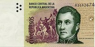 billete 5 pesos