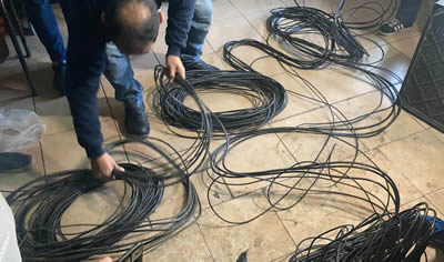 cables robados
