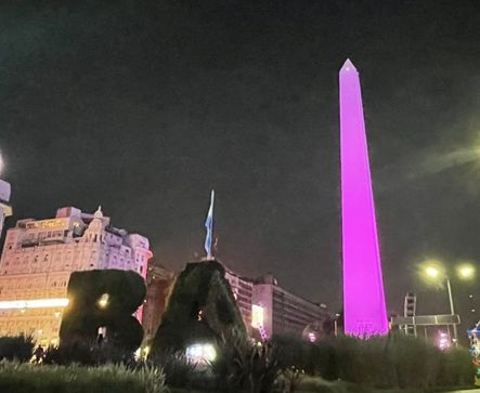 Obelisco violeta