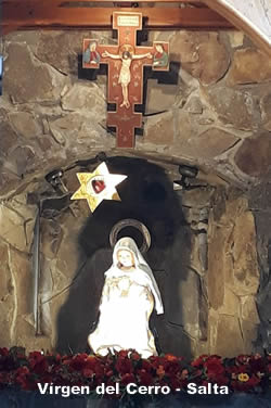 Virgen del Cerro en Salta