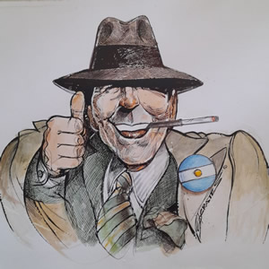 Gardel dibujado