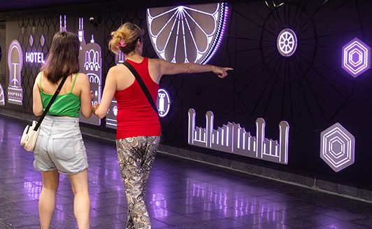 Inmesiva en el subte