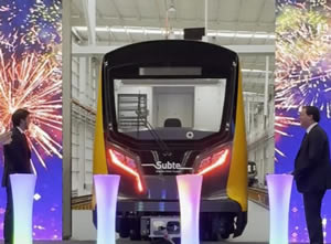 Reciben nuevos vagones de subte